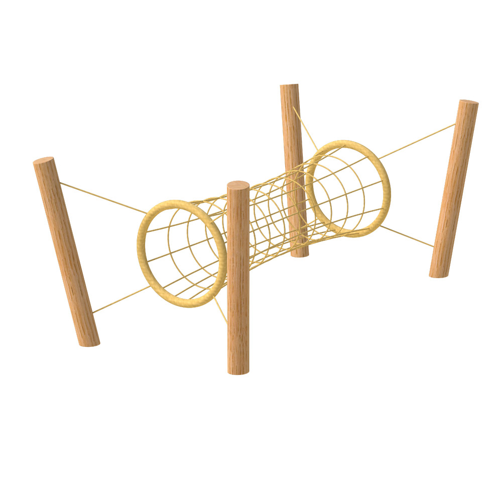 natural playground equipment climbing net
