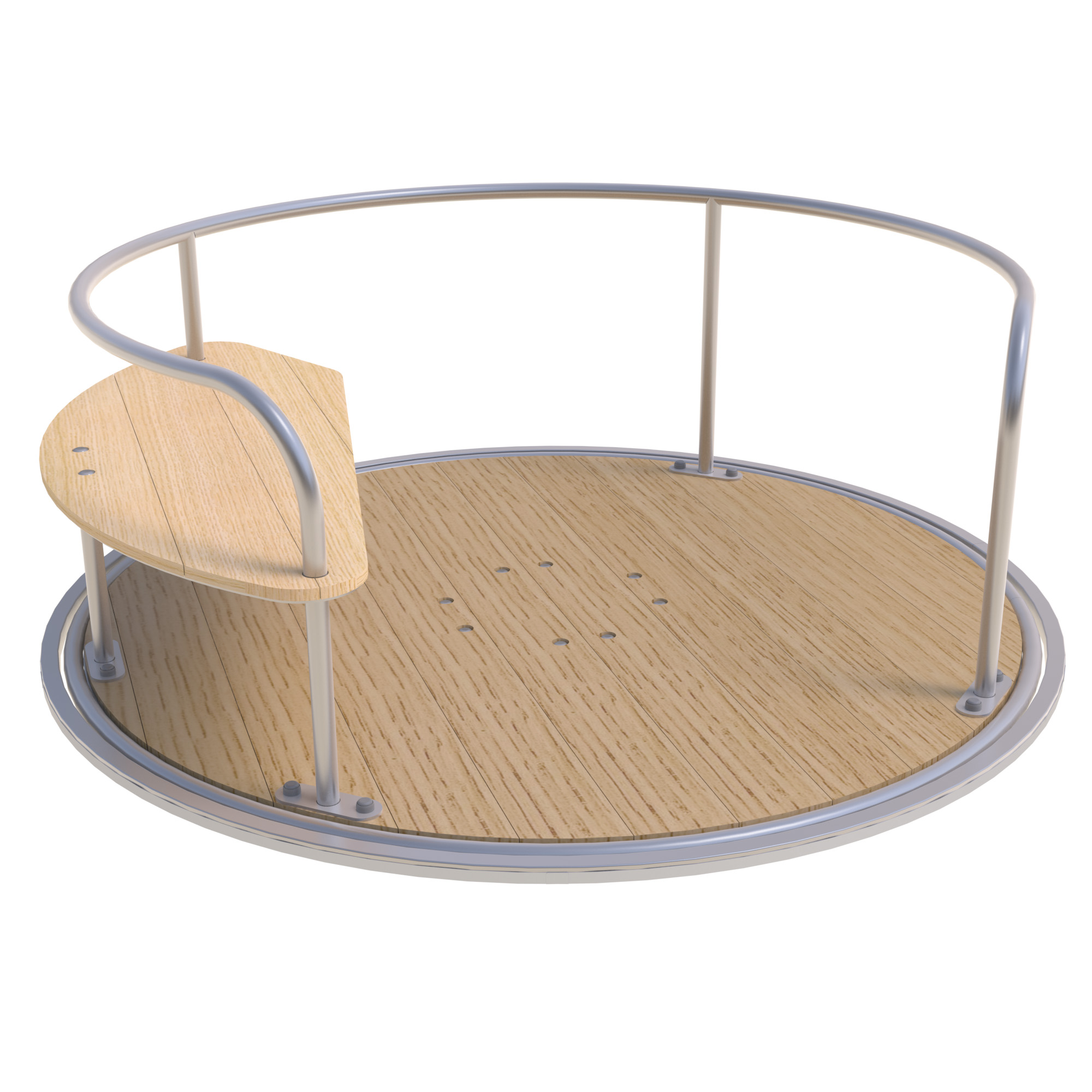 Playground Equipment Accessible Carousel