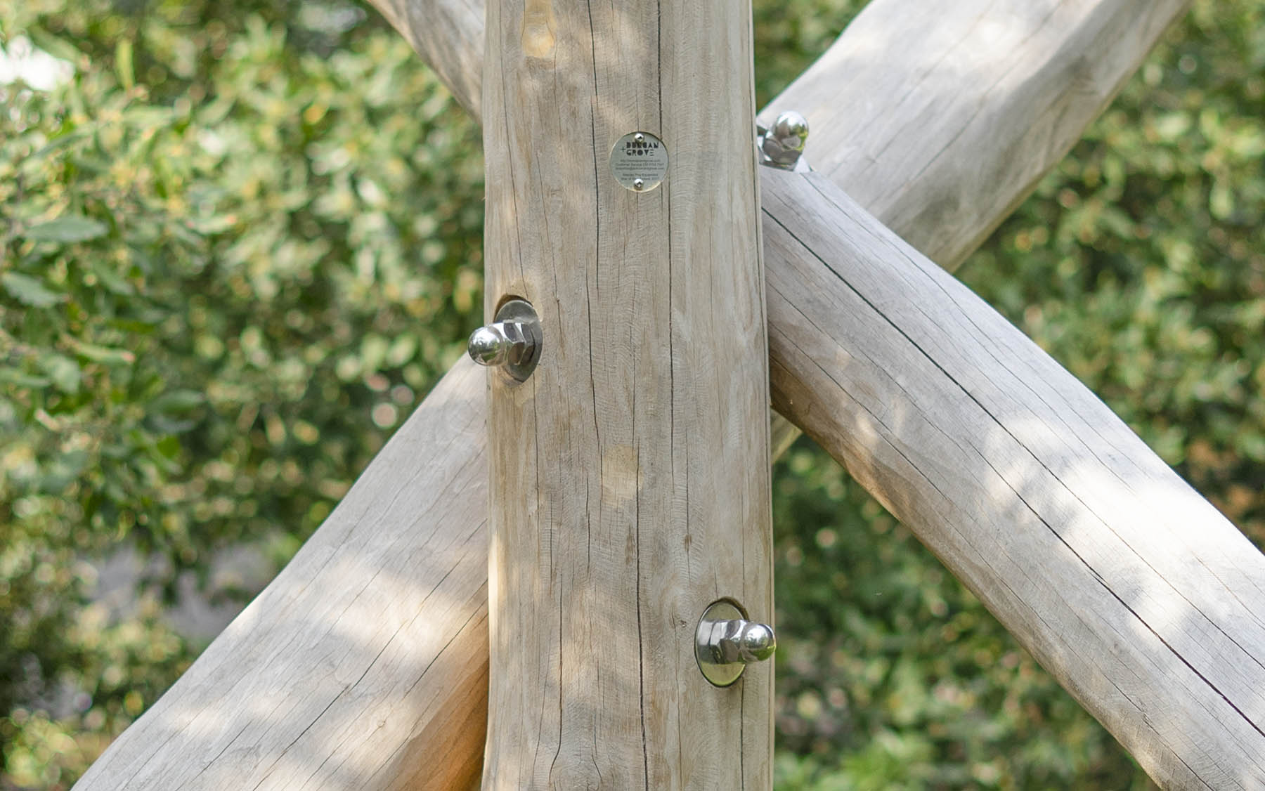 robinia playground equipment domed nuts